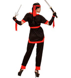 FILLE NINJA" (veste, pantalon, ceinture, guants sans doigts, lacets, bandeau) image 2