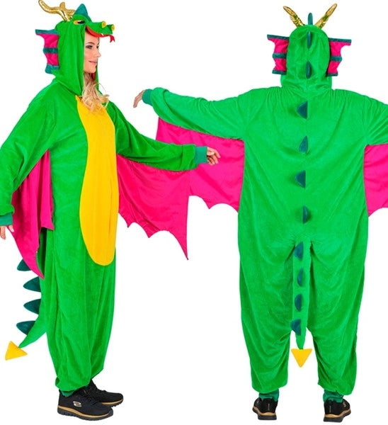 "ONESIE EN PELUCHE DRAGON" (combinaison avec capuche) image 1