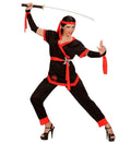 FILLE NINJA" (veste, pantalon, ceinture, guants sans doigts, lacets, bandeau) image 0