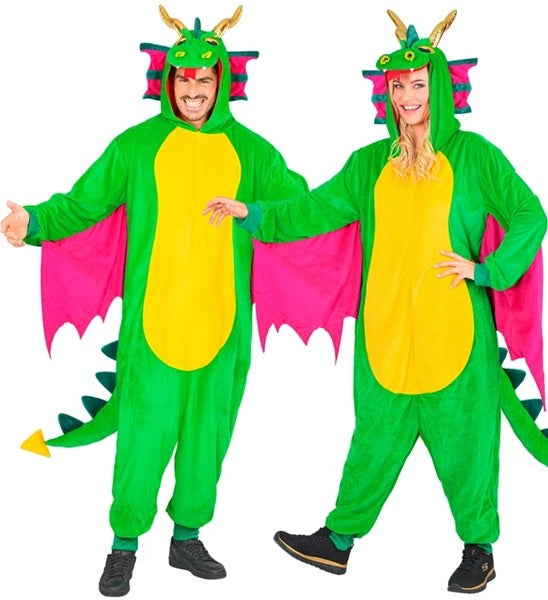 "ONESIE EN PELUCHE DRAGON" (combinaison avec capuche) image 0