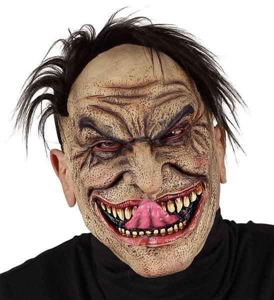 "DEMI MASQUE ETRANGER AVEC CHEVEUX" image 0