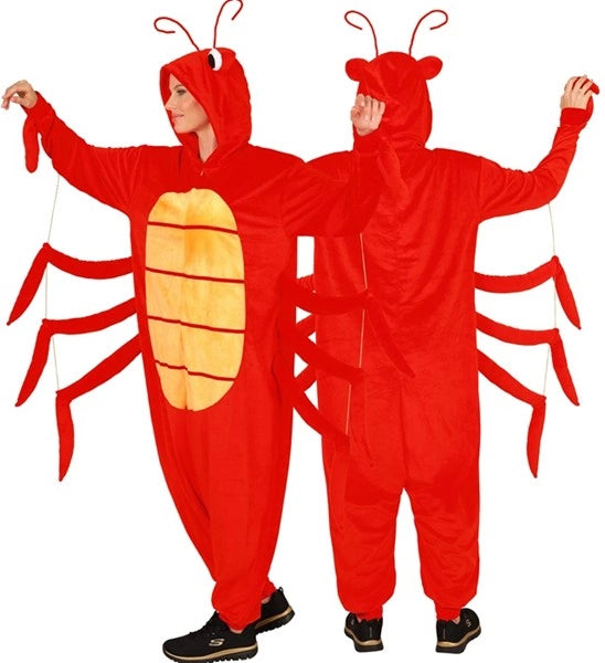"ONESIE EN PELUCHE HOMARD" (combinaison avec capuche) image 1
