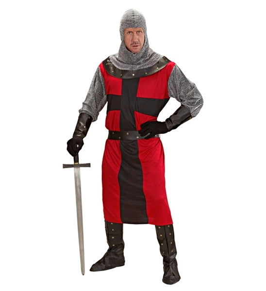 CHEVALIER DE L'EPOQUE OBSCURE" (casaque longue, ceinture, bracelets, casque, surbottes) image 0