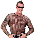 "80s / PUNK / ROCKER" T-shirt en resille - noire image 0