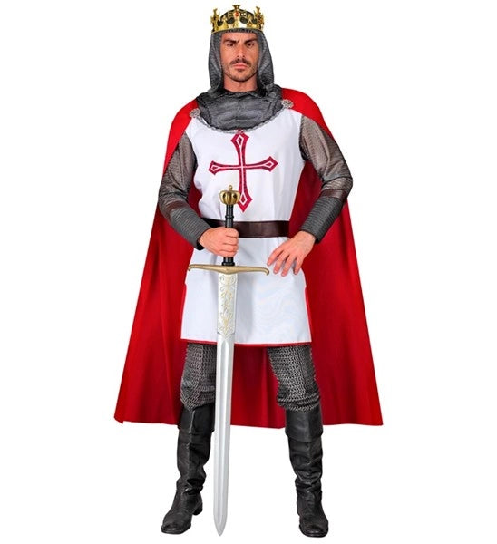 CHEVALIER TEMPLIER" (tunique avec capuche, ceinture, cape) image 0
