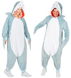 "ONESIE EN PELUCHE REQUIN" (combinaison avec capuche) image 0