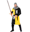 "GUERRIER MEDIEVAL" - jaune (manteau, ceinture, capuche) image 0