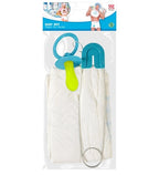 "SET BEBE BLEU" (couche, épingle de sécurité, sucette) image 1