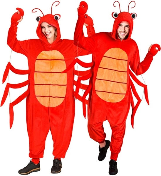 "ONESIE EN PELUCHE HOMARD" (combinaison avec capuche) image 0