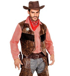 "DOUBLE HOLSTER ET CEINTURE WESTERN MARRONS AUTHENTIQUES" Simili image 1