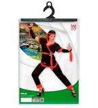 FILLE NINJA" (veste, pantalon, ceinture, guants sans doigts, lacets, bandeau) image 3